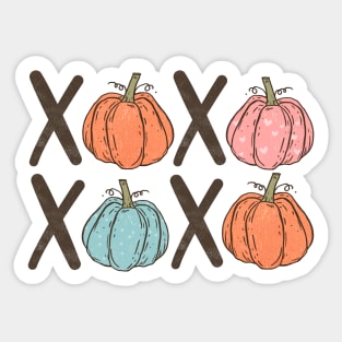 XOXO Pumpkins Sticker